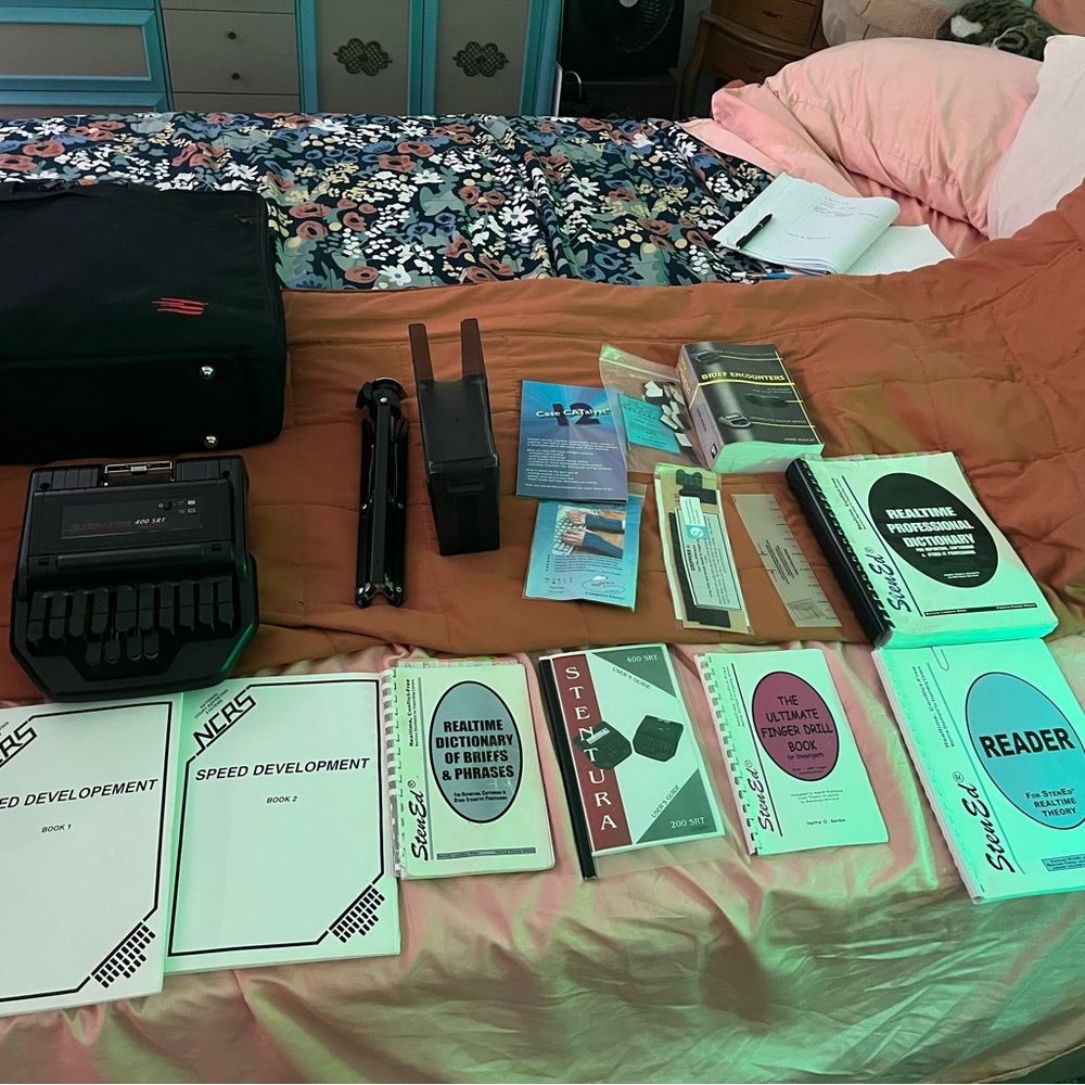 Huge lot of Court Reporting items